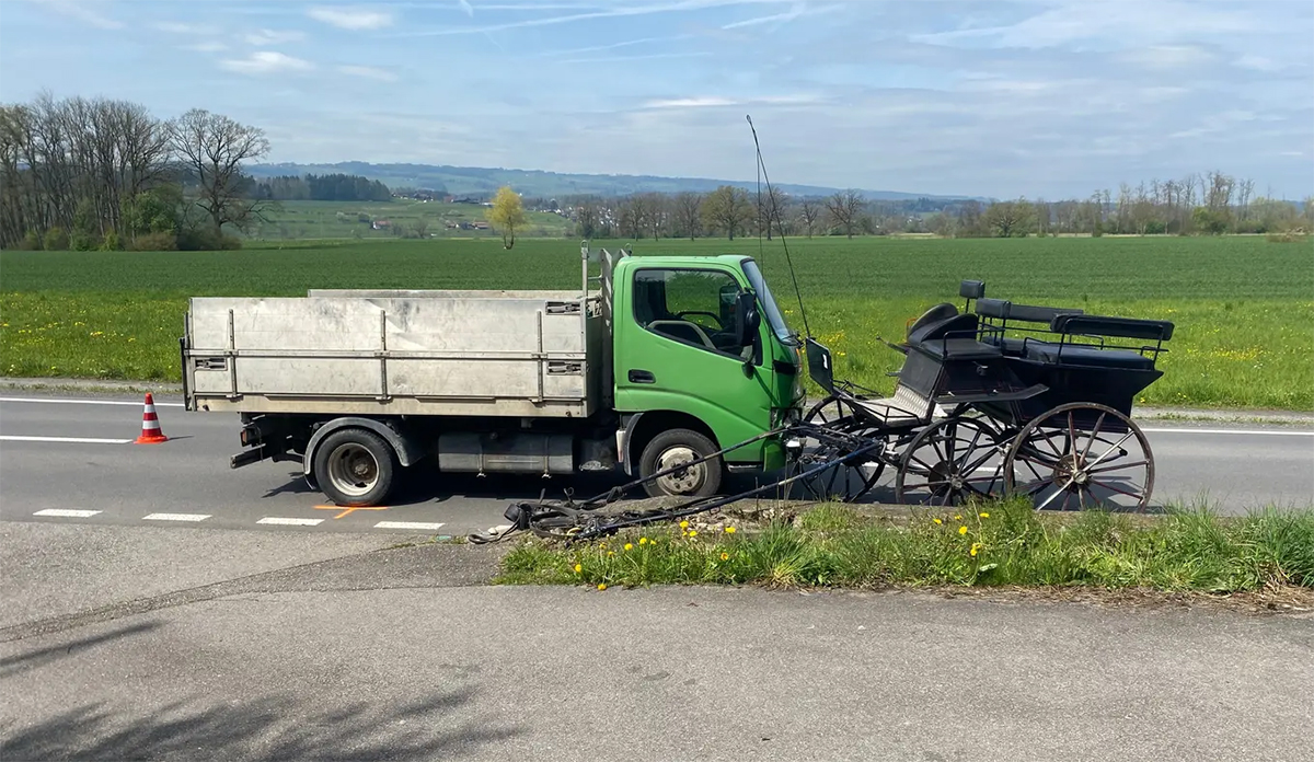 Accident de calèche le 22 avril 2023 à Stadelmatt (Lucerne)