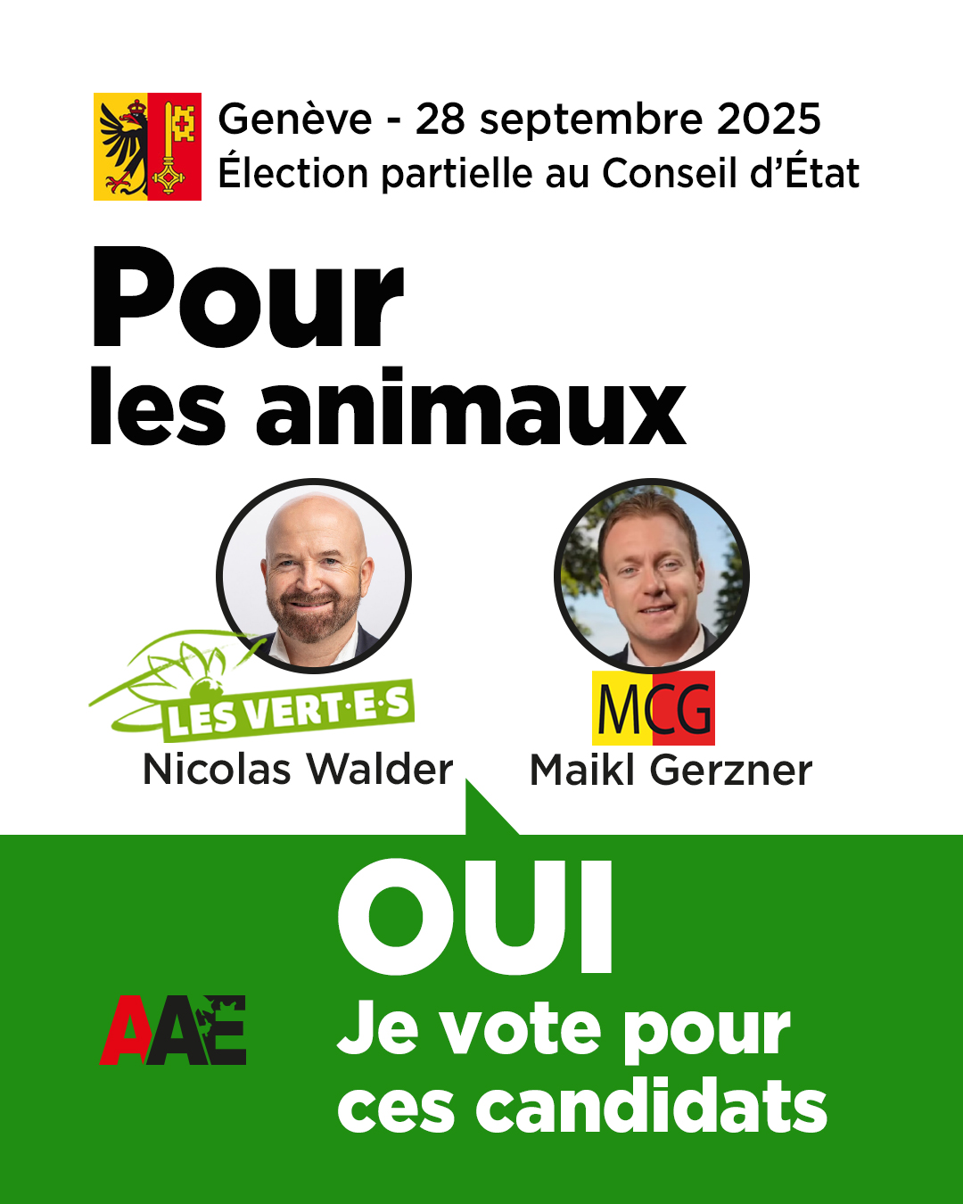 2 Quel candidat se souciera aussi du sort des animaux ?