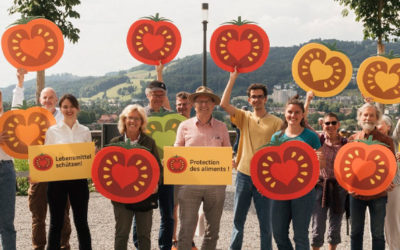 Dépôt de l’initiative Pour des aliments sans OGM