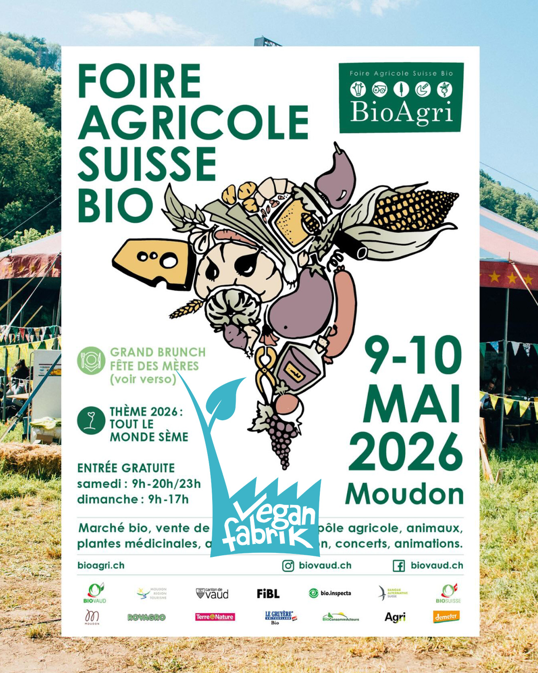 Participation de la Vegan Fabrik à la foire agricole BioAgri
