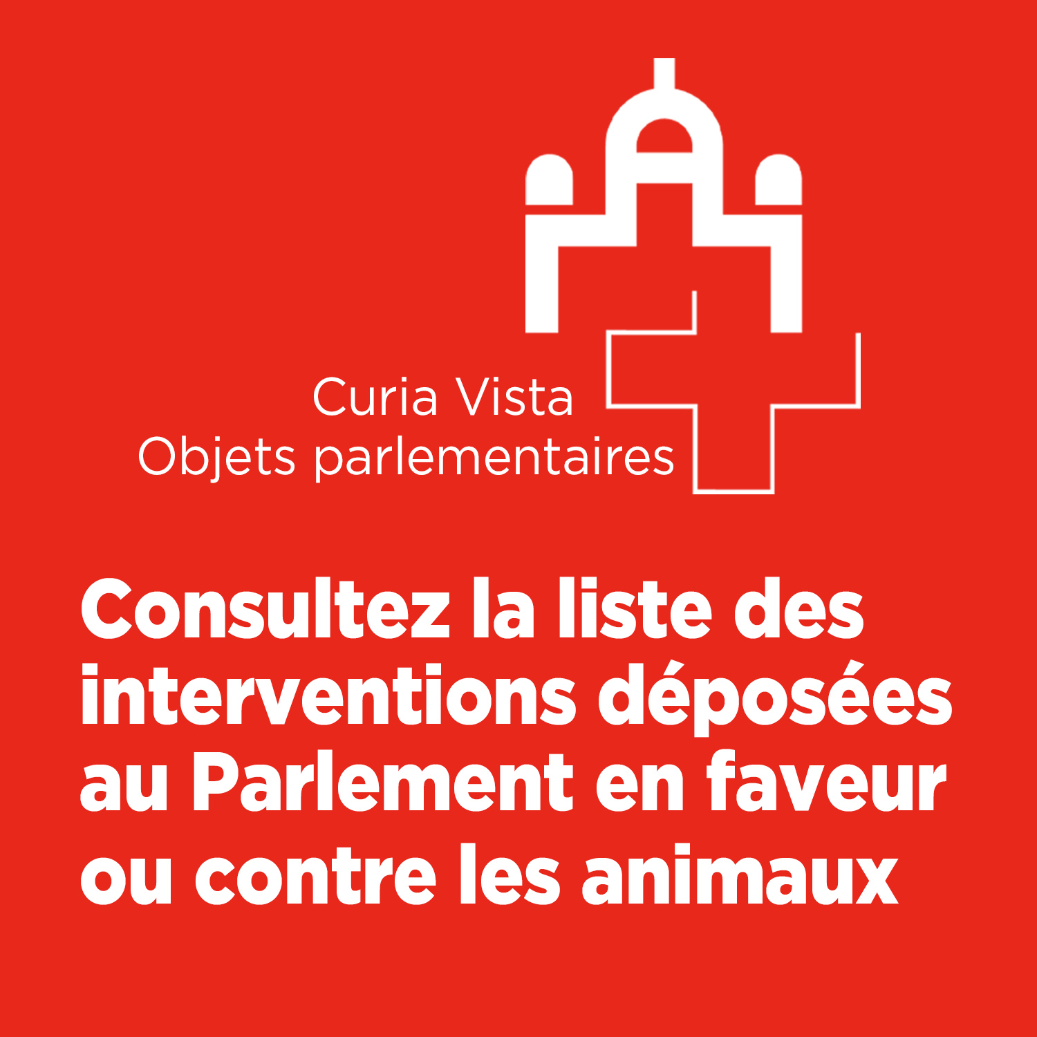 Curia Vista - objets parlementaires